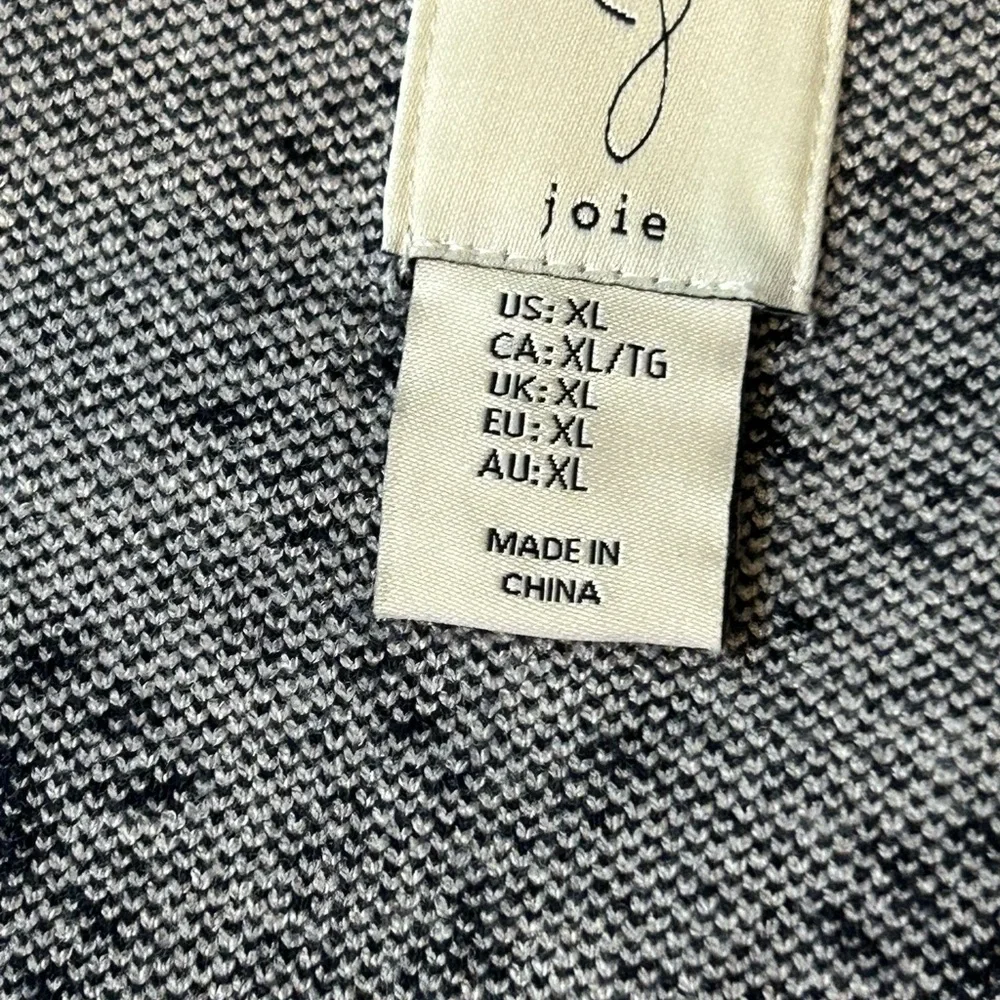 NWT Joie Black & White Patterned Soft Knit Tank Top Sweater